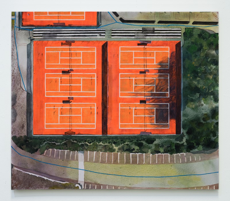 arts and crafts (tennis courts)